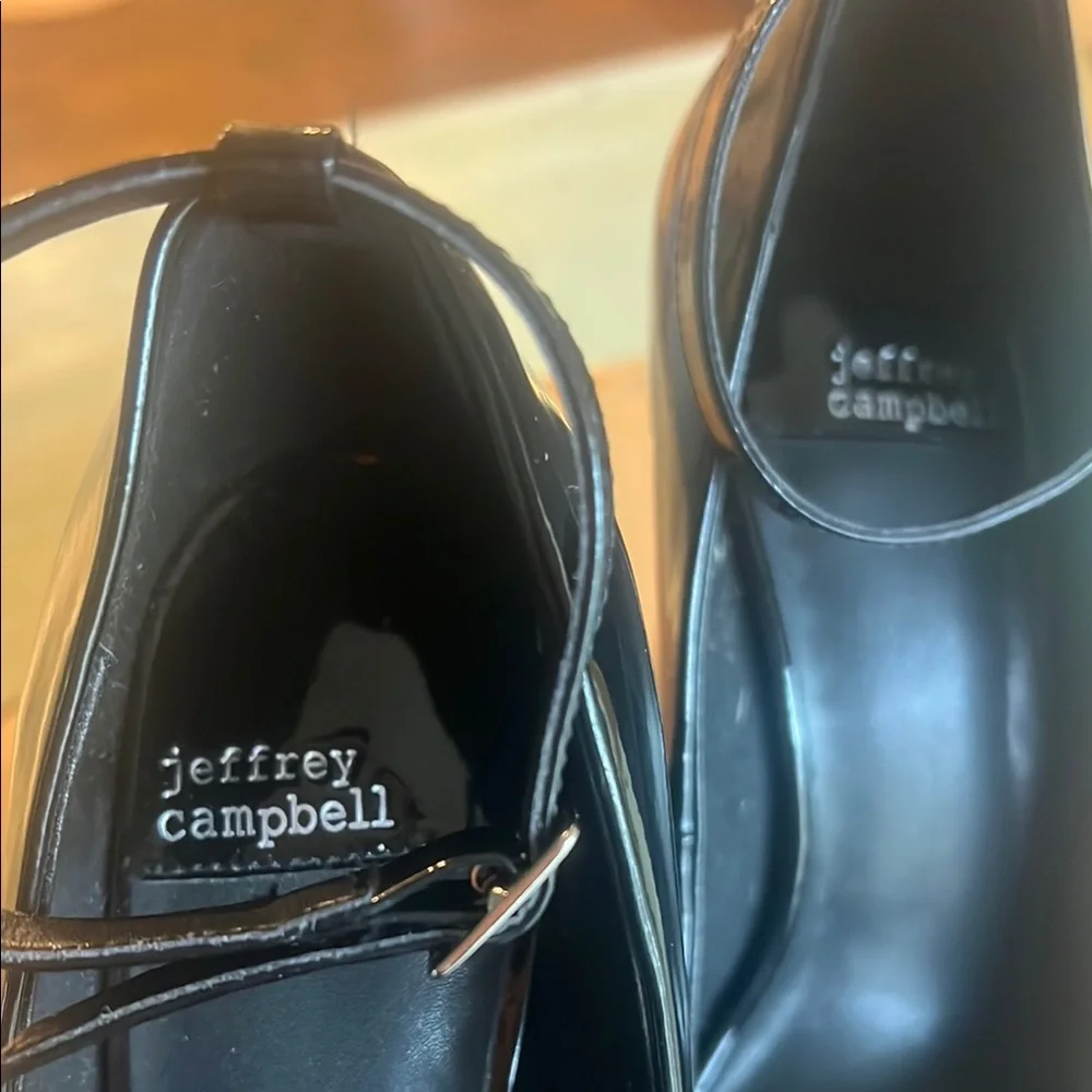 Jeffrey Campbell Black Platform Mary Jane Heels